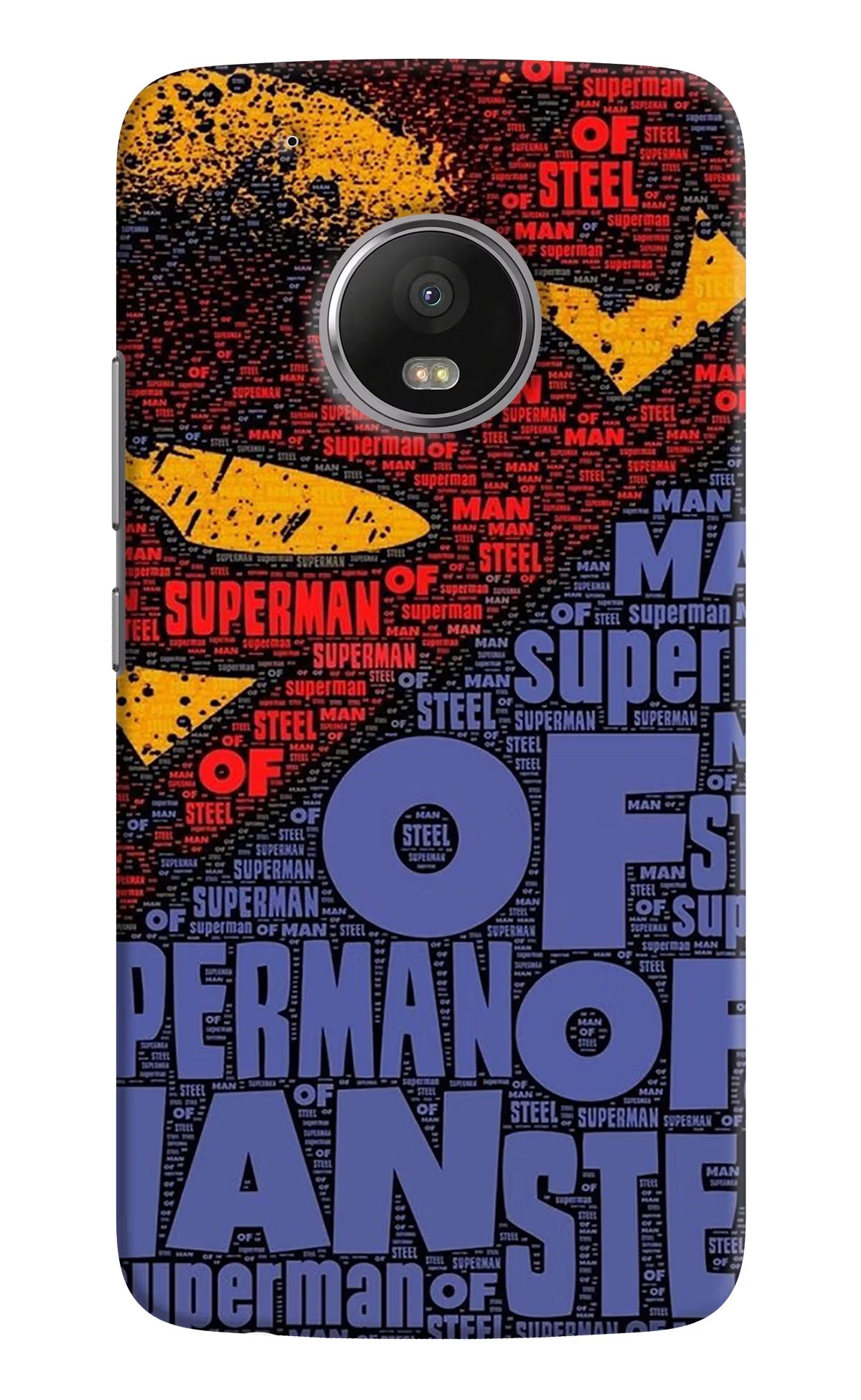 Superman Moto G5 plus Hard Case Back Cover by Casekaro