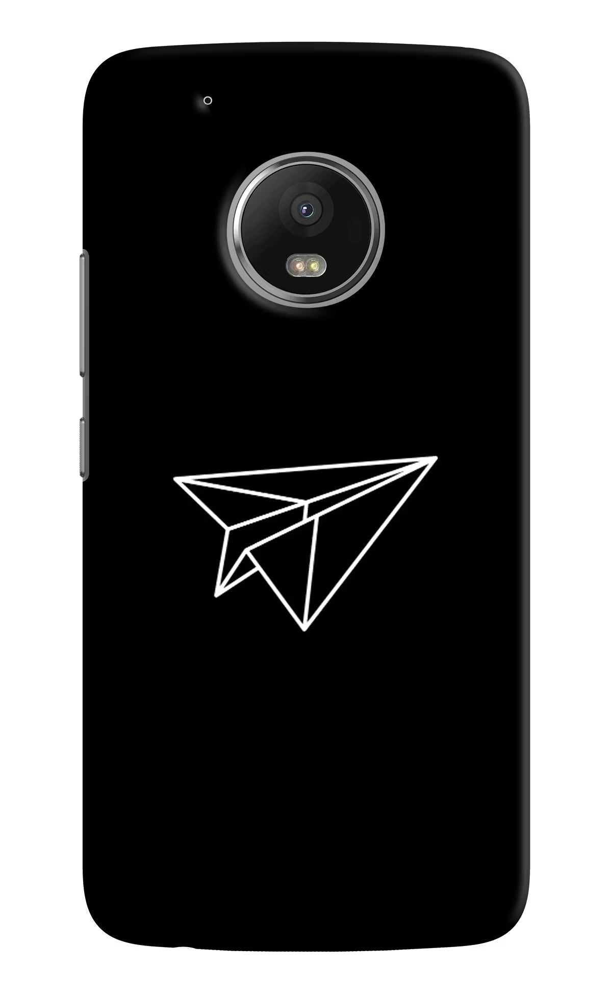 Paper Plane White Moto G5 plus Hard Case Back Cover by Casekaro