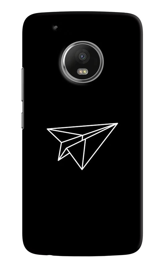 Paper Plane White Moto G5 plus Hard Case Back Cover by Casekaro
