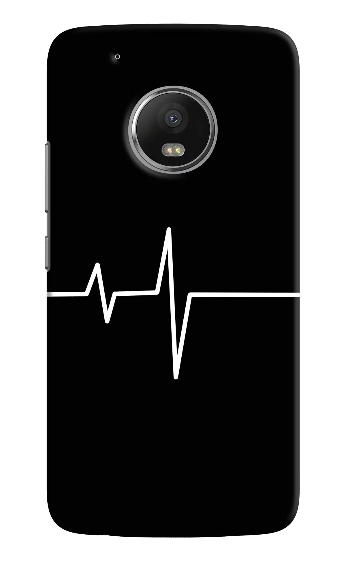 Moto G5 plus Heart beats Cover by Casekaro