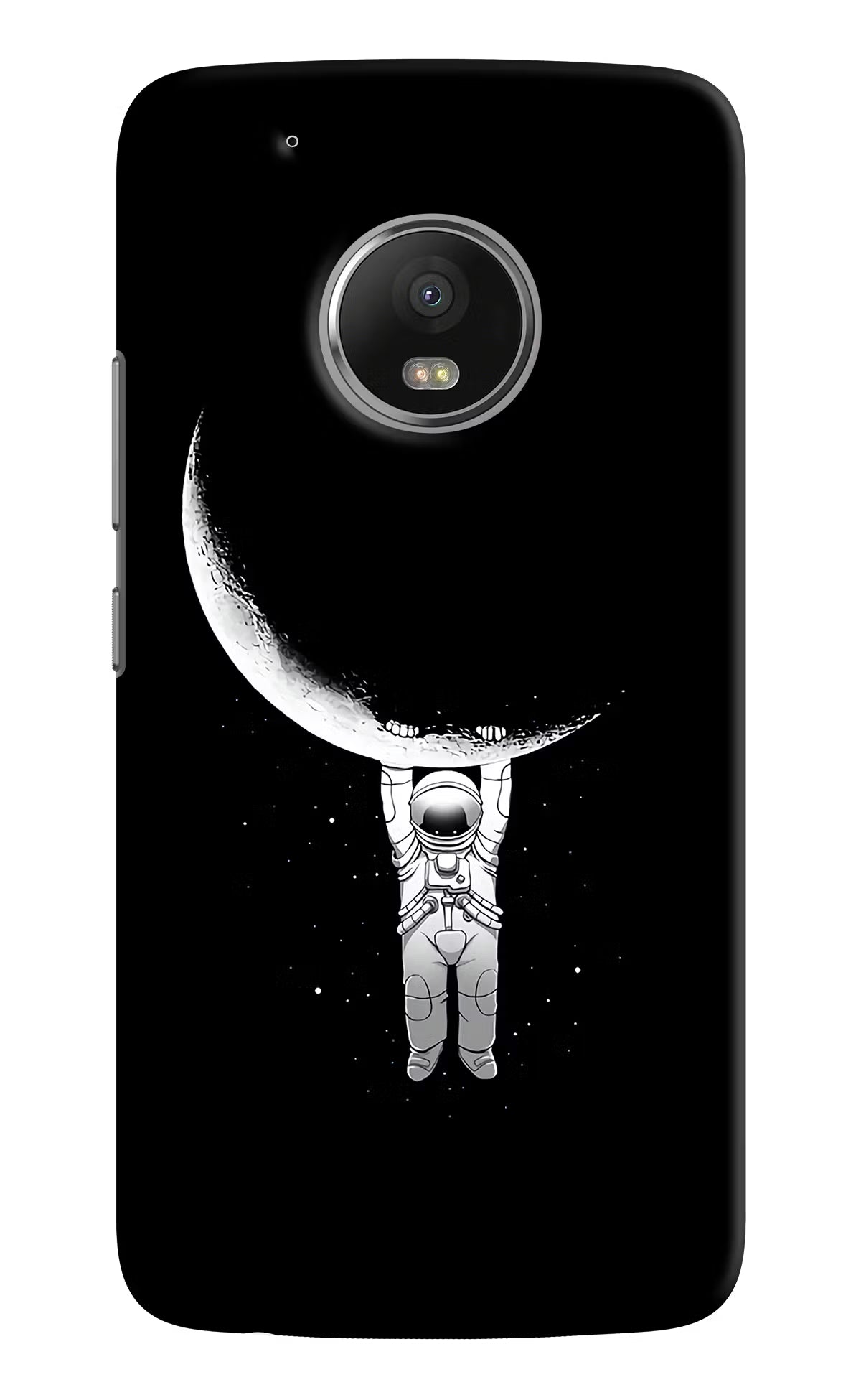 Moto G5 plus Moon Space Cover by Casekaro