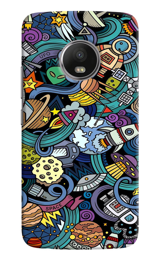 Space Abstract Moto G5 plus Hard Case Back Cover by Casekaro