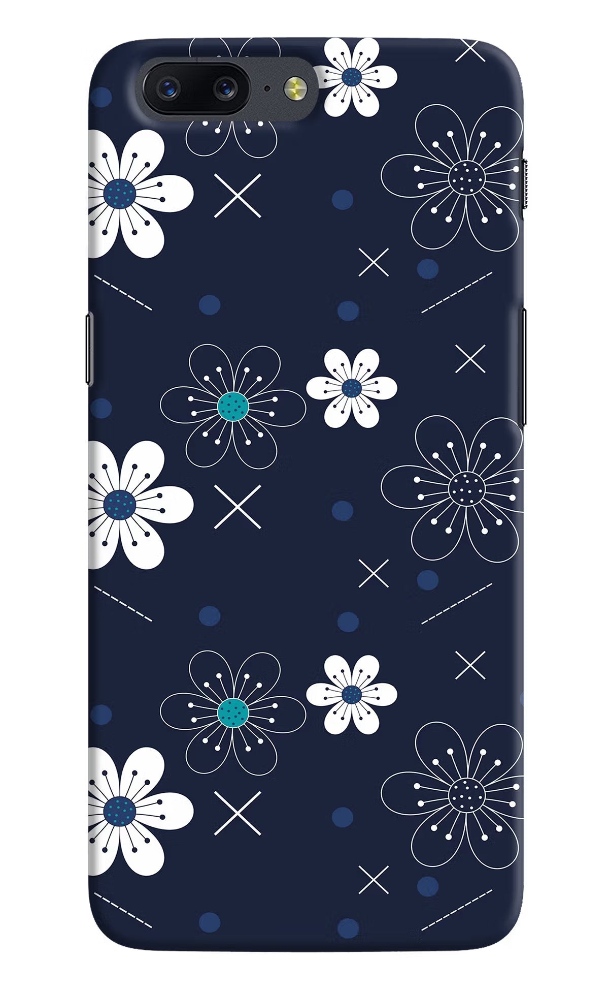 Flowers Oneplus 5 Hard Case Back Cover by Casekaro