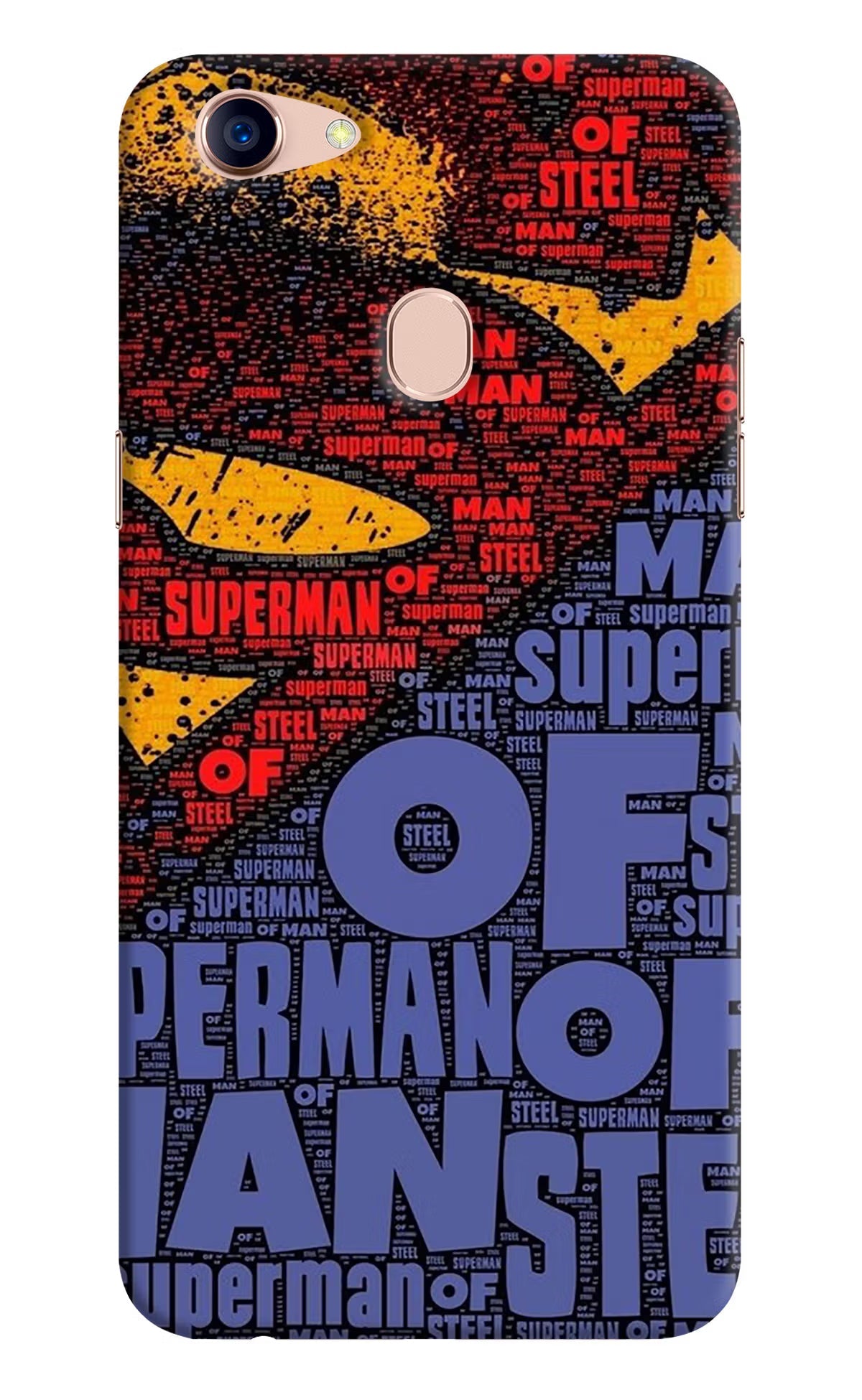 Superman Oppo F5 Hard Case Back Cover by Casekaro