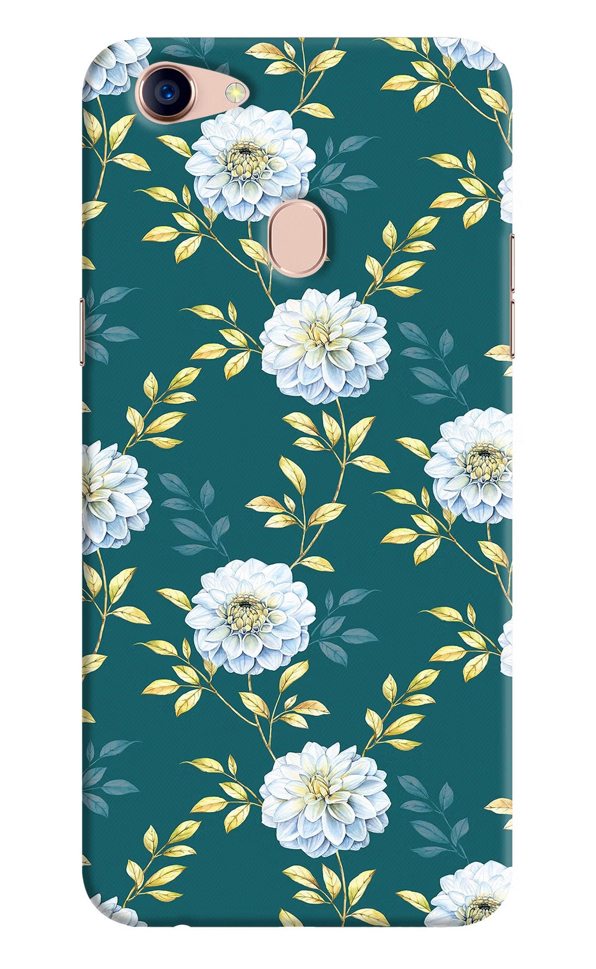 Flowers Oppo F5 Hard Case Back Cover by Casekaro