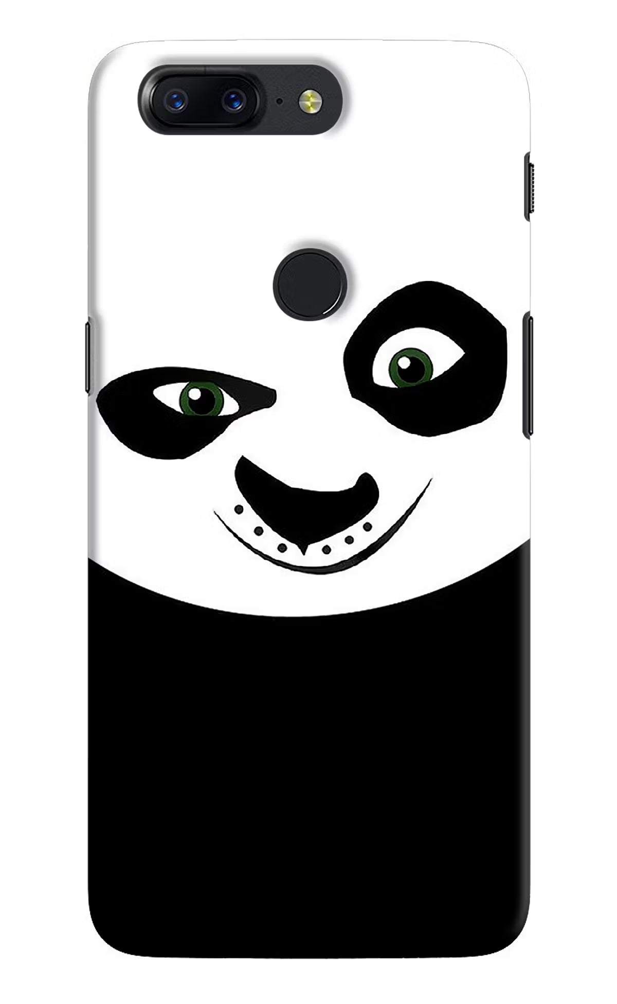 Panda Oneplus 5T Hard Case Back Cover by Casekaro