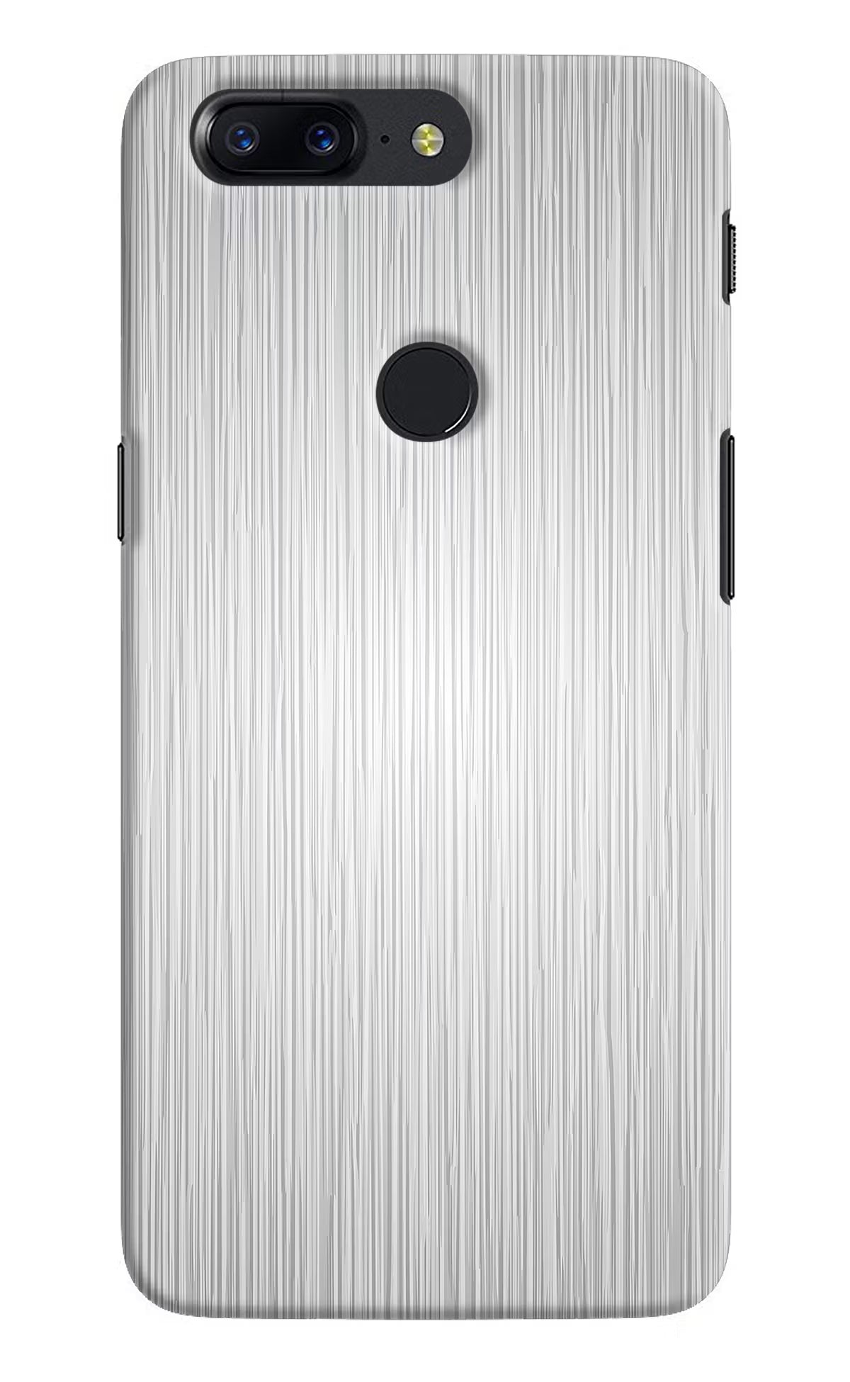 Wooden Grey Texture Oneplus 5T Hard Case Back Cover by Casekaro