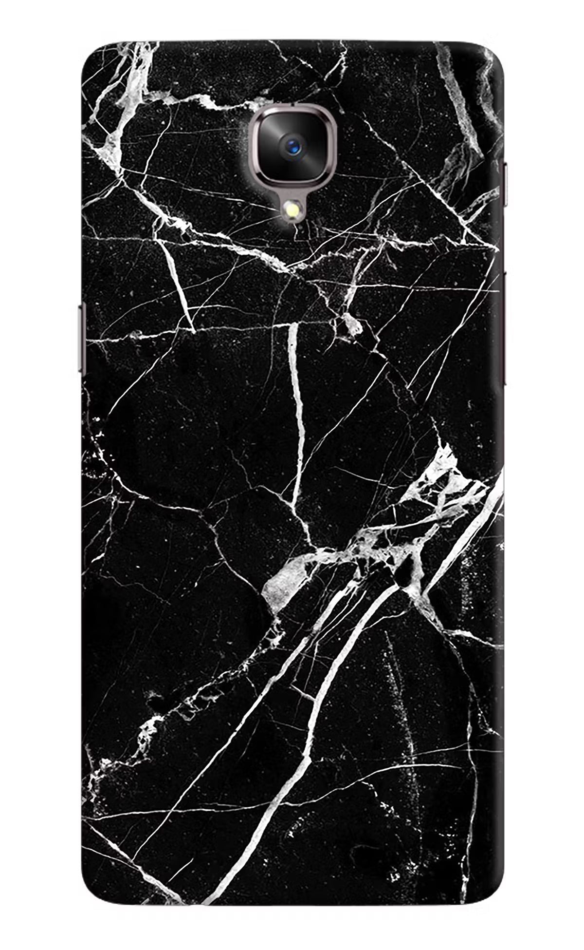 Black Marble Pattern Oneplus 3/3T Hard Case Back Cover by Casekaro