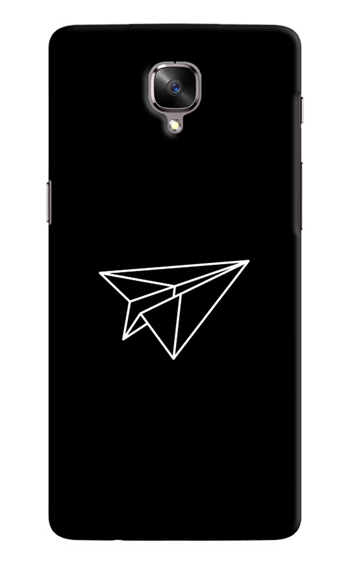 Paper Plane White Oneplus 3/3T Hard Case Back Cover by Casekaro