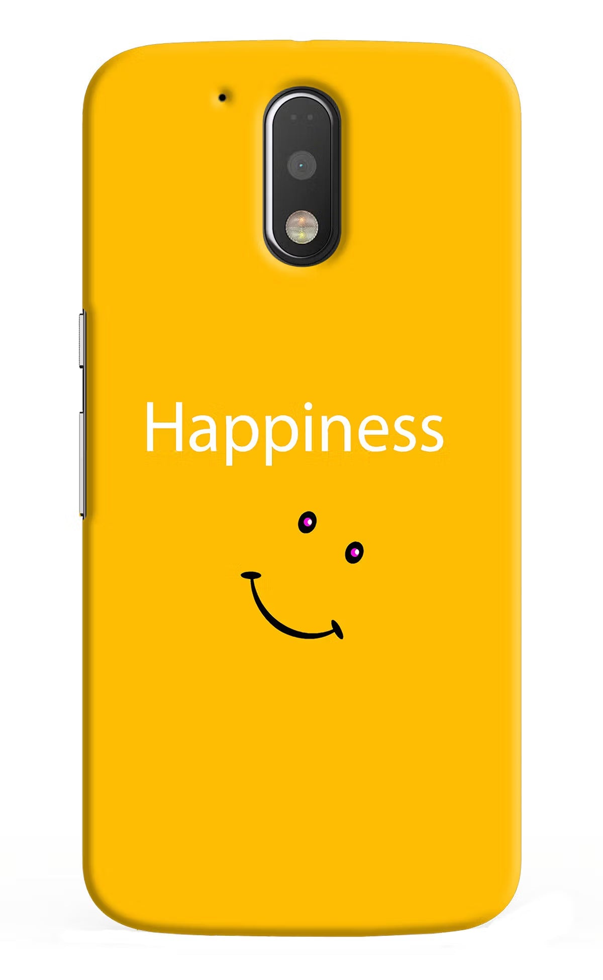 Happiness With Smiley Moto G4/G4 plus Hard Case Back Cover by Casekaro