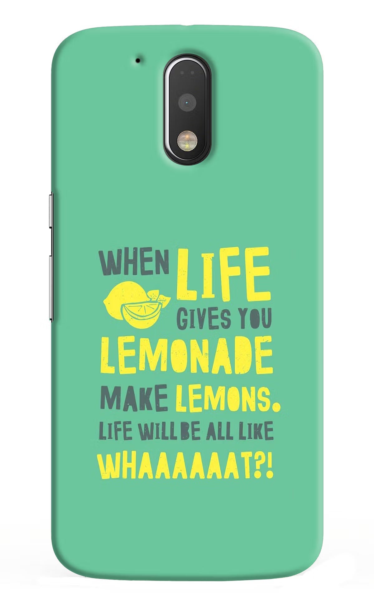 Quote Moto G4/G4 plus Hard Case Back Cover by Casekaro