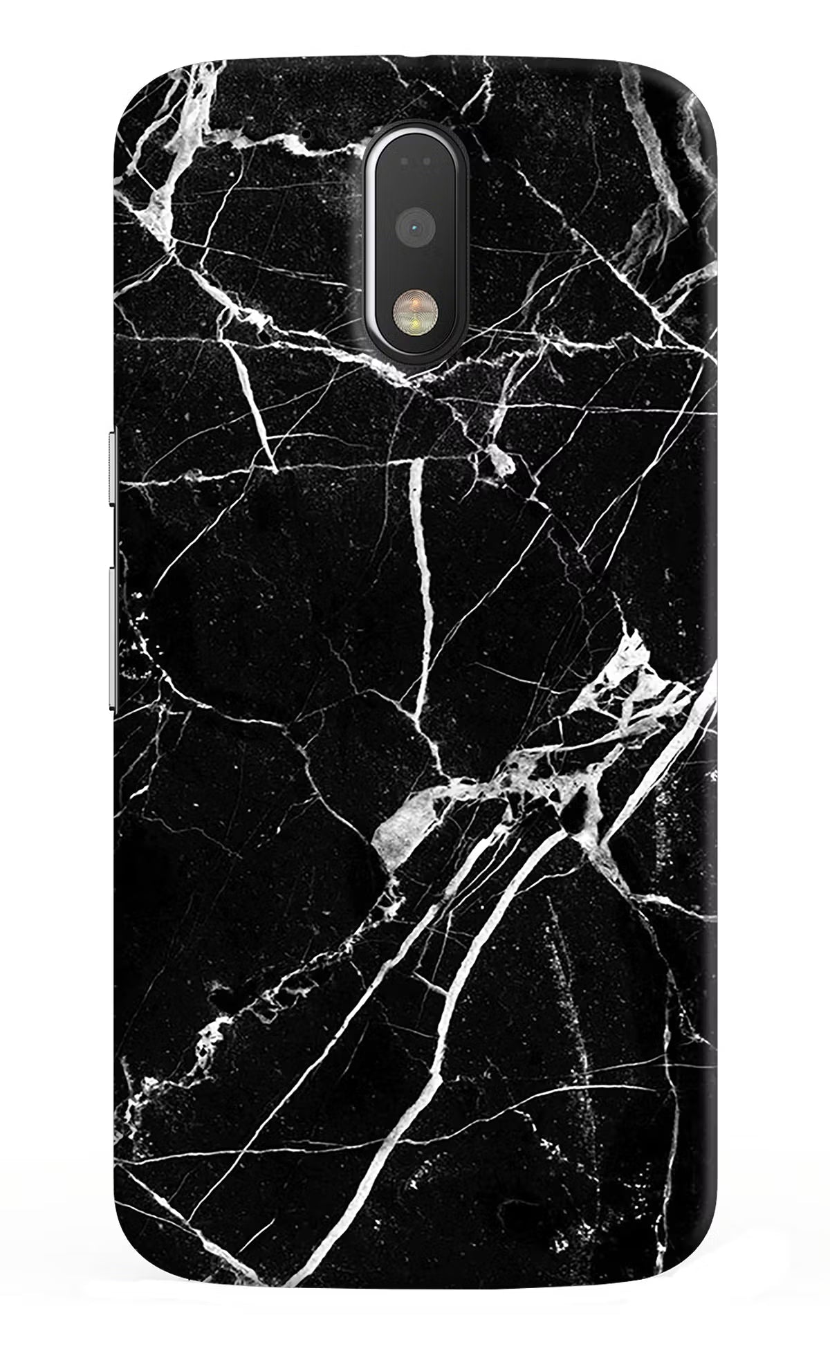 Black Marble Pattern Moto G4/G4 plus Hard Case Back Cover by Casekaro