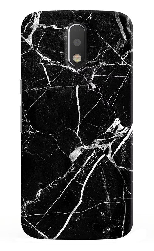 Black Marble Pattern Moto G4/G4 plus Hard Case Back Cover by Casekaro