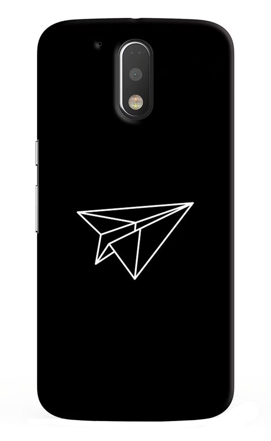 Paper Plane White Moto G4/G4 plus Hard Case Back Cover by Casekaro