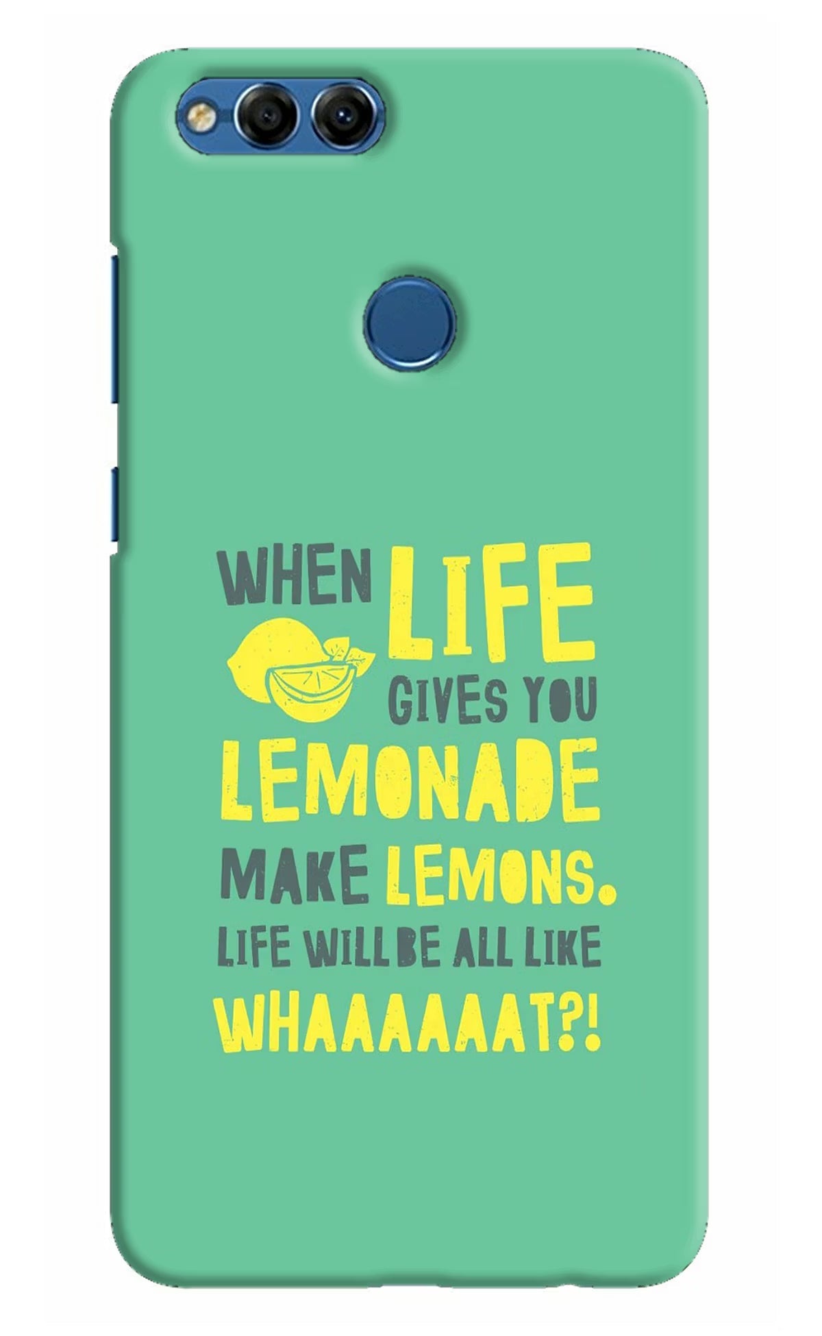 Quote Honor 7X Hard Case Back Cover by Casekaro