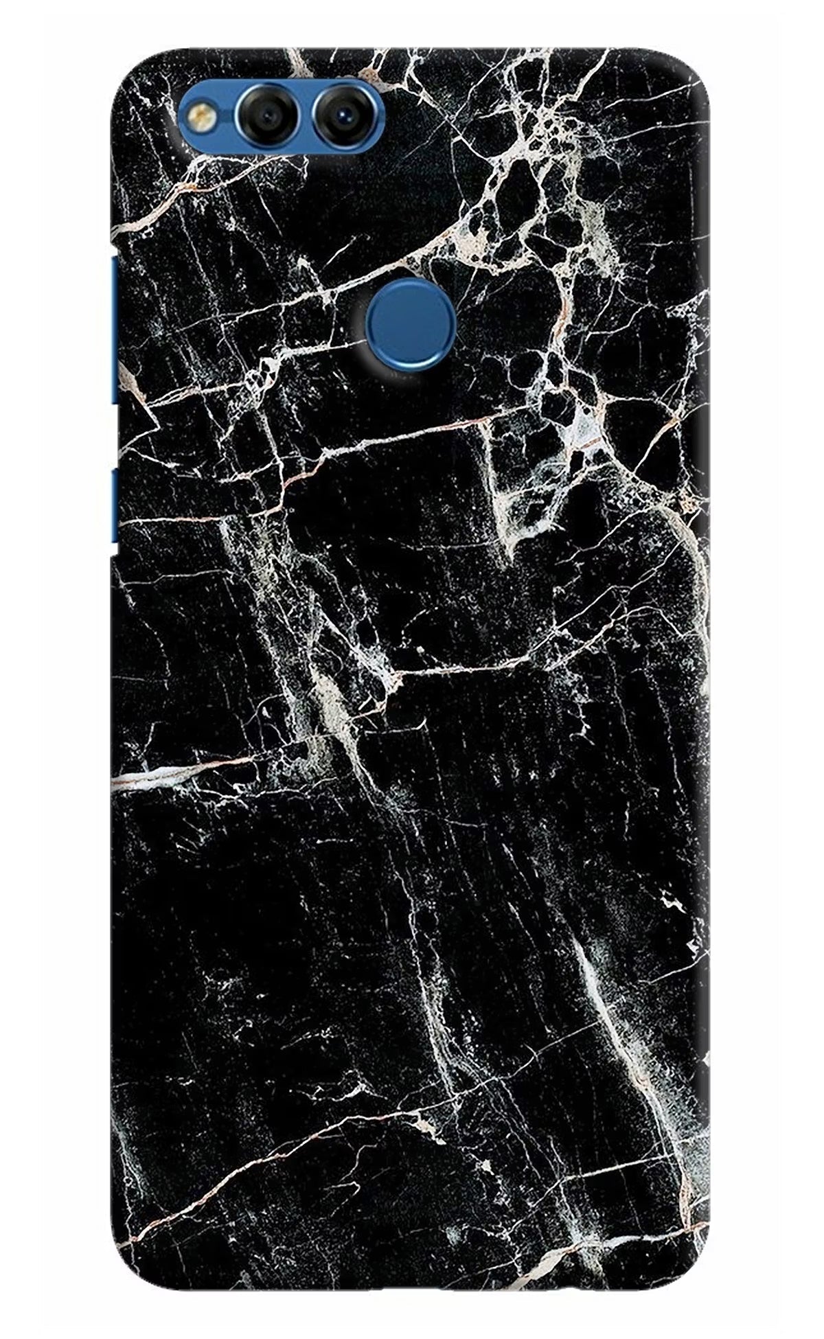 Black Marble Texture Honor 7X Hard Case Back Cover by Casekaro