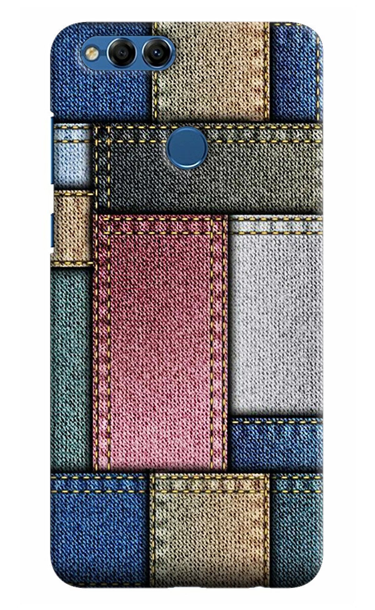 Multicolor Jeans Honor 7X Hard Case Back Cover by Casekaro