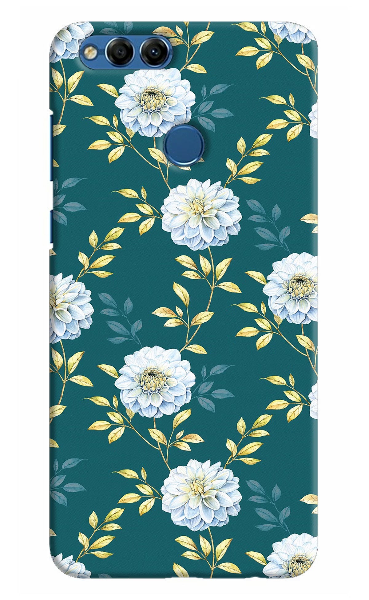 Flowers Honor 7X Hard Case Back Cover by Casekaro