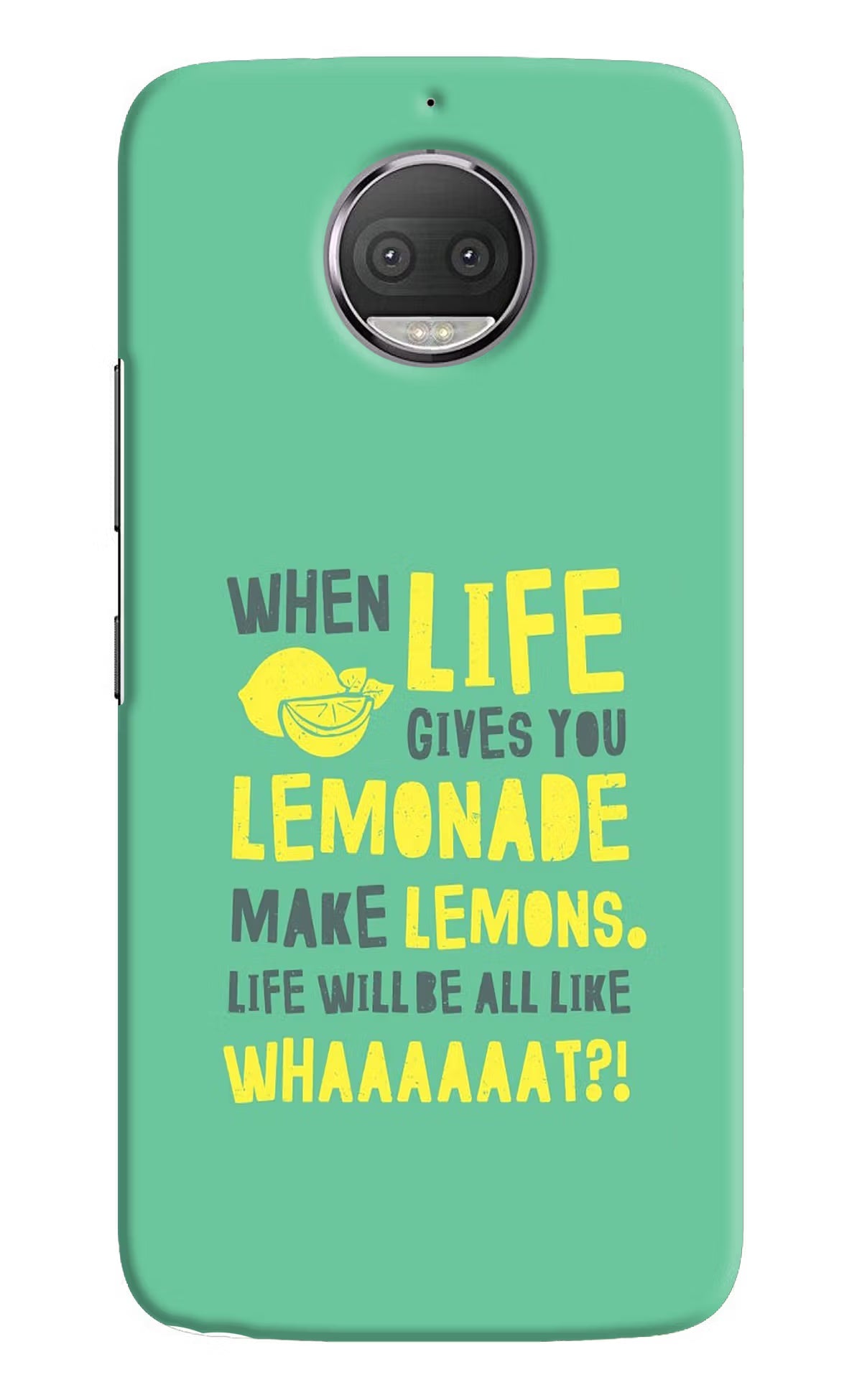 Quote Moto G5S plus Hard Case Back Cover by Casekaro