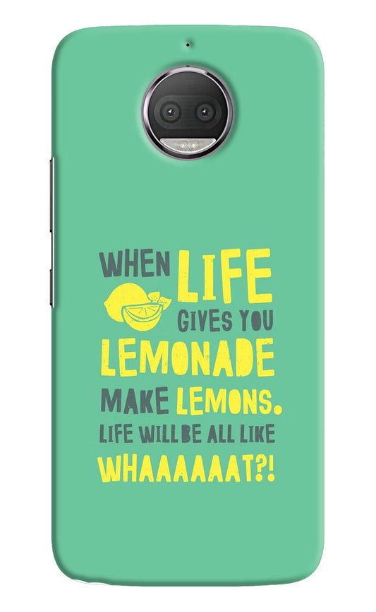 Quote Moto G5S plus Hard Case Back Cover by Casekaro