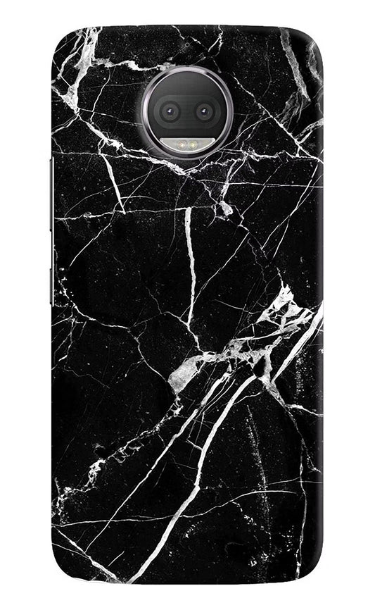 Black Marble Pattern Moto G5S plus Hard Case Back Cover by Casekaro