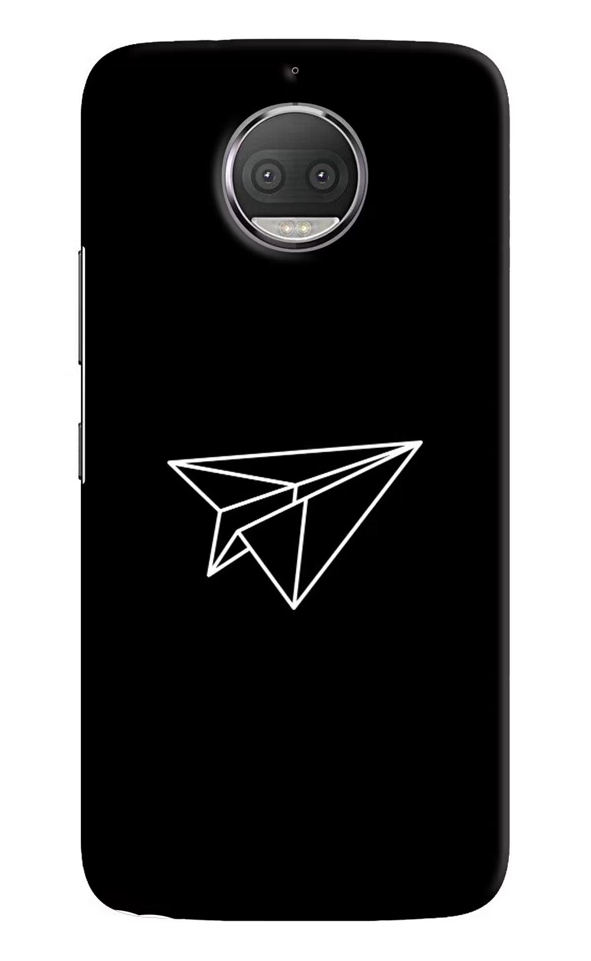 Paper Plane White Moto G5S plus Hard Case Back Cover by Casekaro