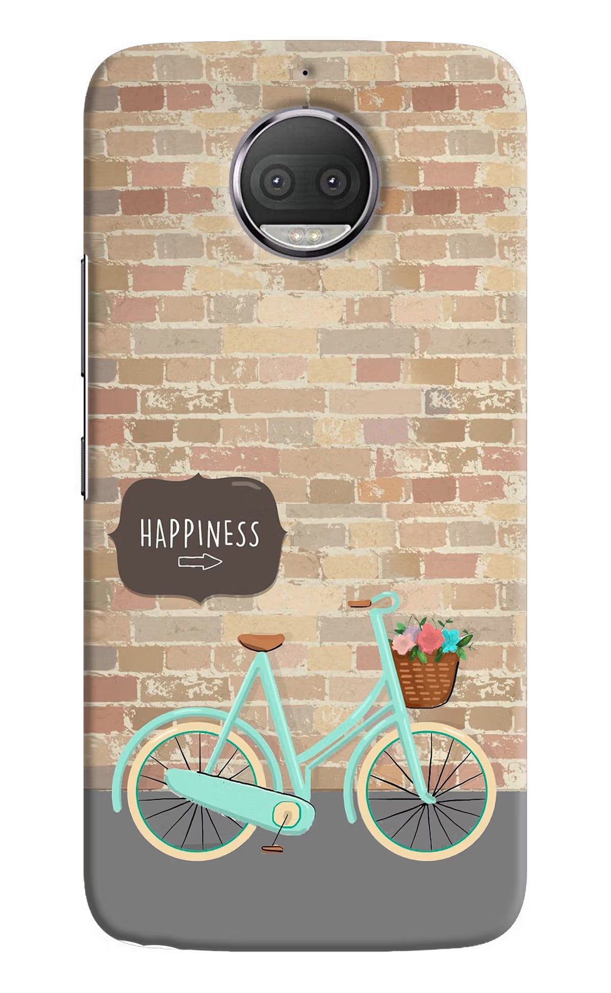 Happiness Artwork Moto G5S plus Hard Case Back Cover by Casekaro