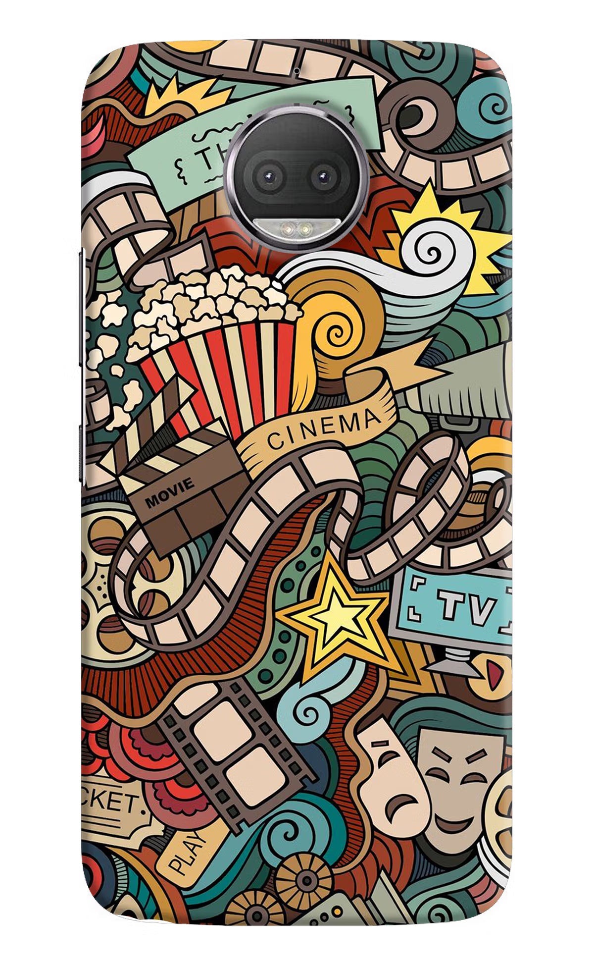 Cinema Abstract Moto G5S plus Hard Case Back Cover by Casekaro