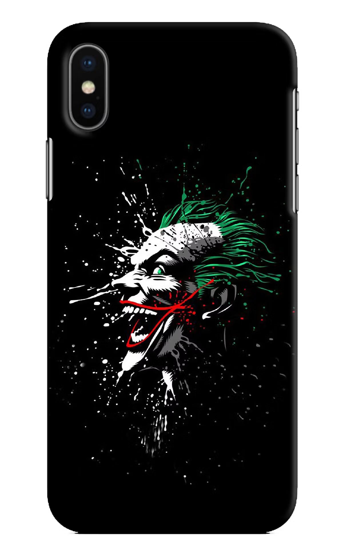 Joker iPhone X Hard Case Back Cover by Casekaro