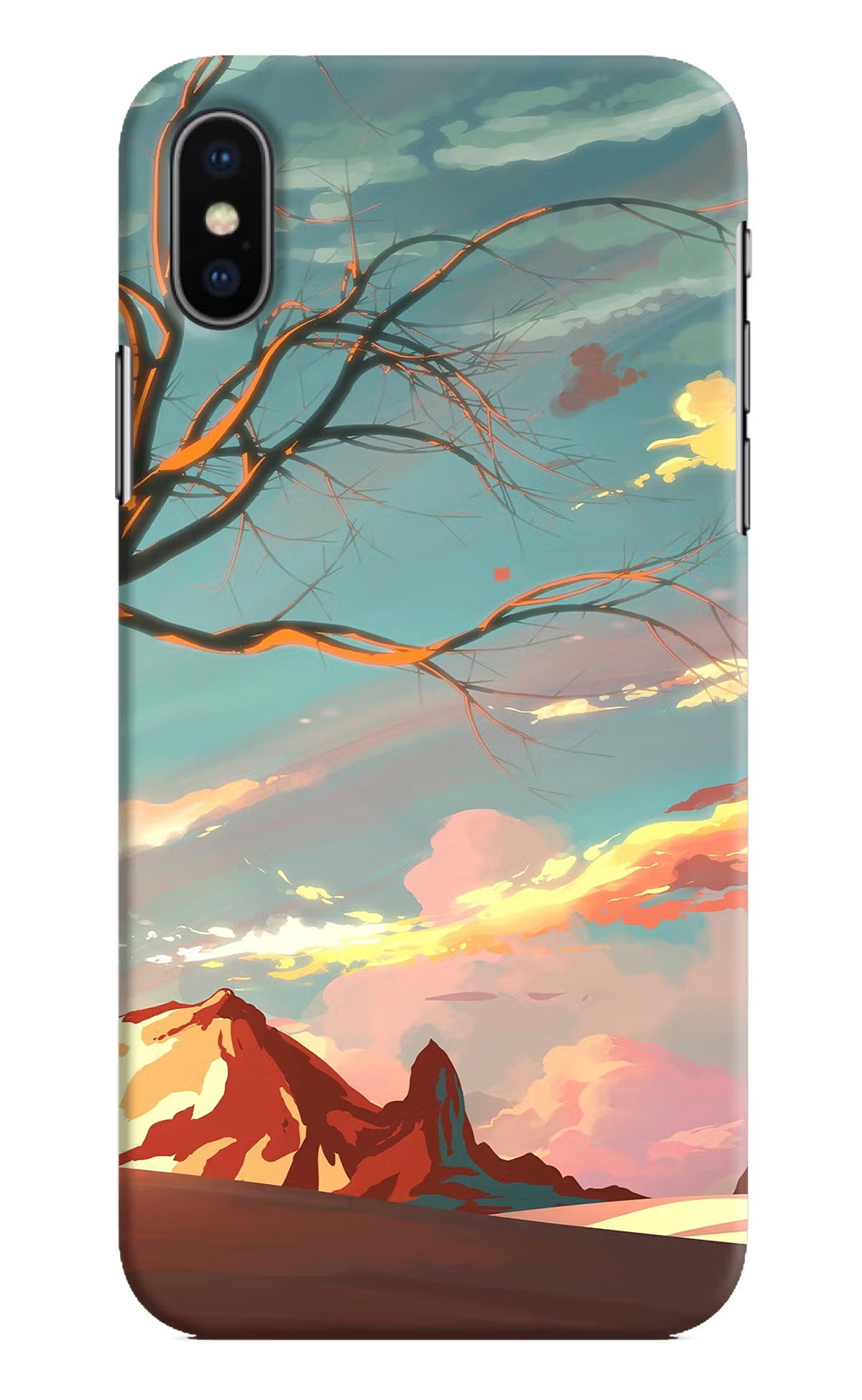 Scenery iPhone X Hard Case Back Cover by Casekaro