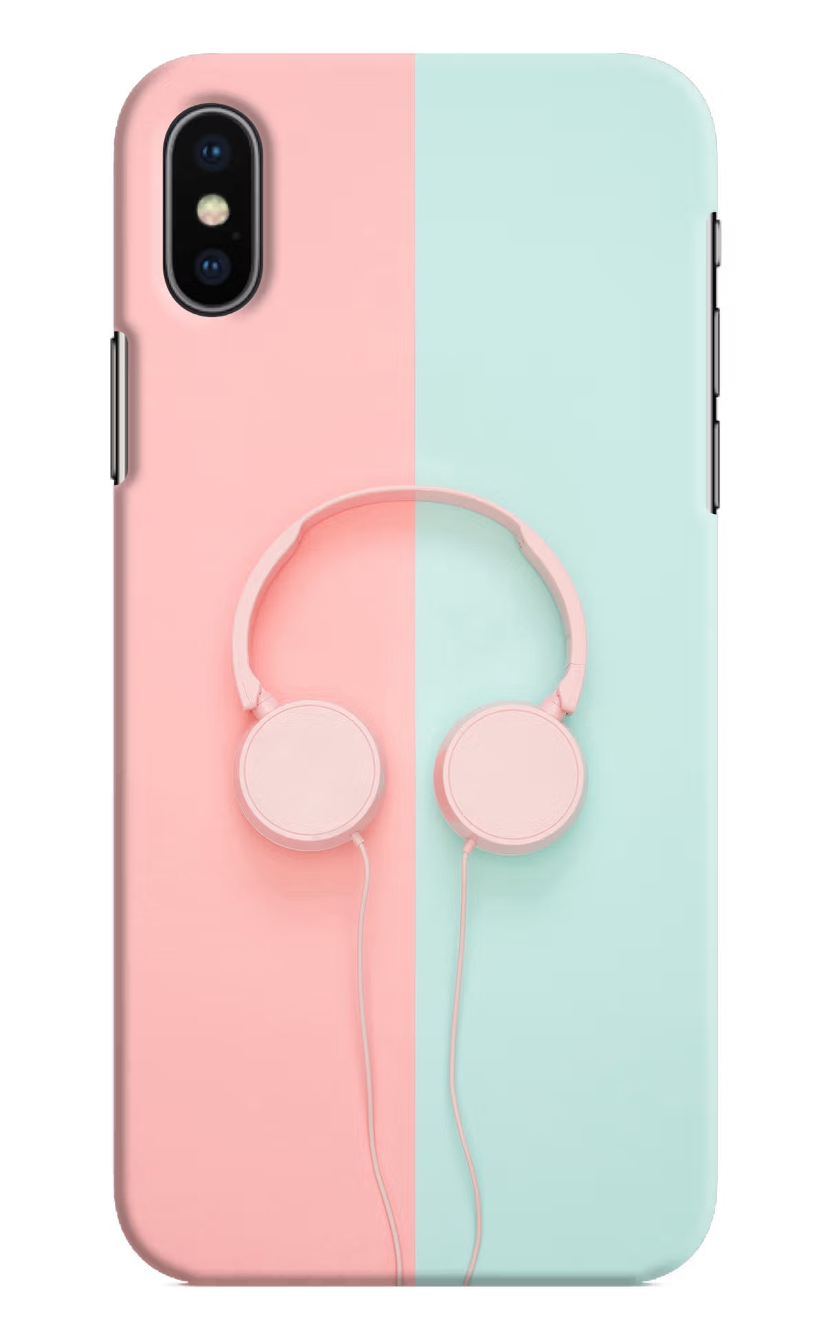 Music Lover iPhone X Hard Case Back Cover by Casekaro