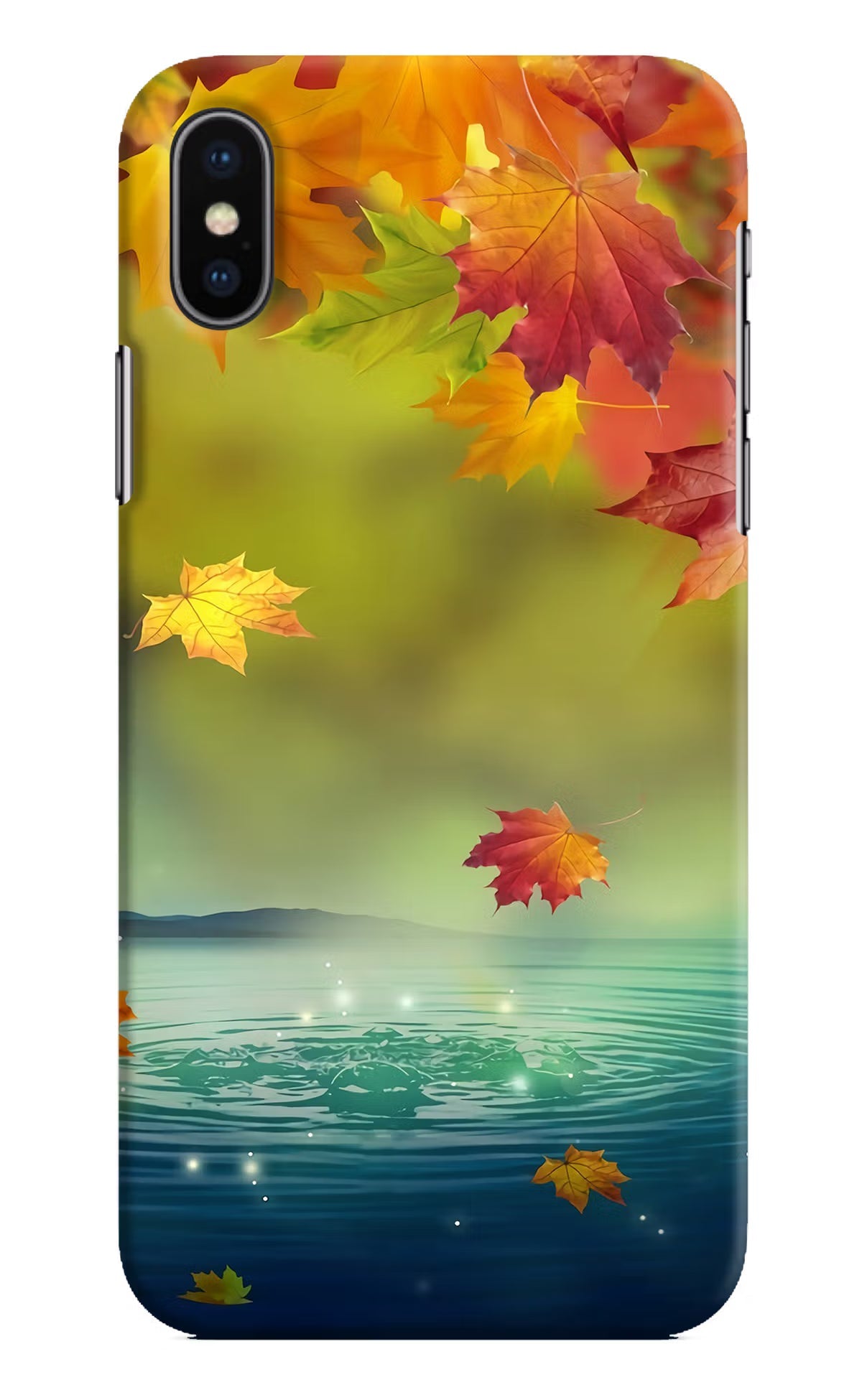 Flowers iPhone X Hard Case Back Cover by Casekaro