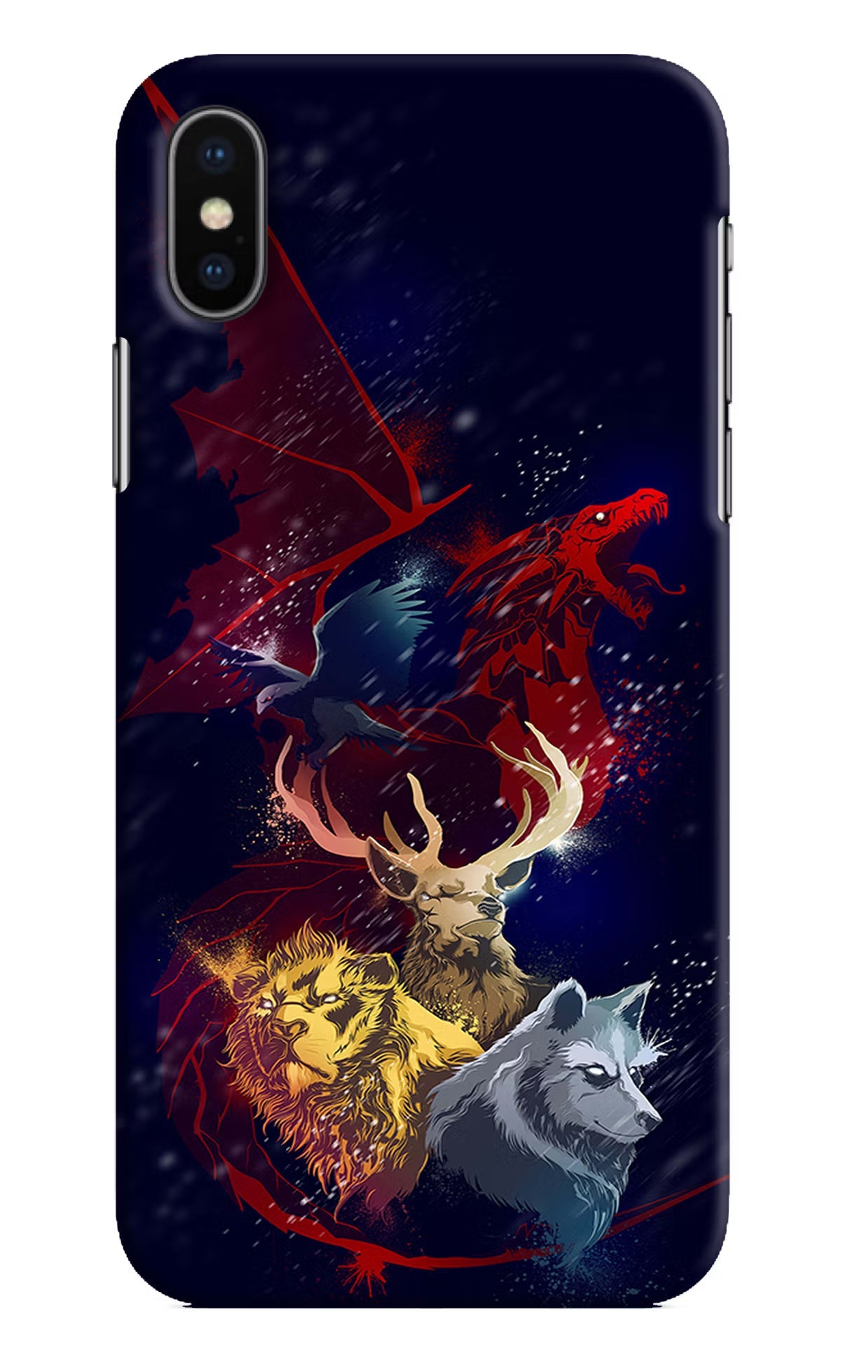 Game Of Thrones iPhone X Hard Case Back Cover by Casekaro