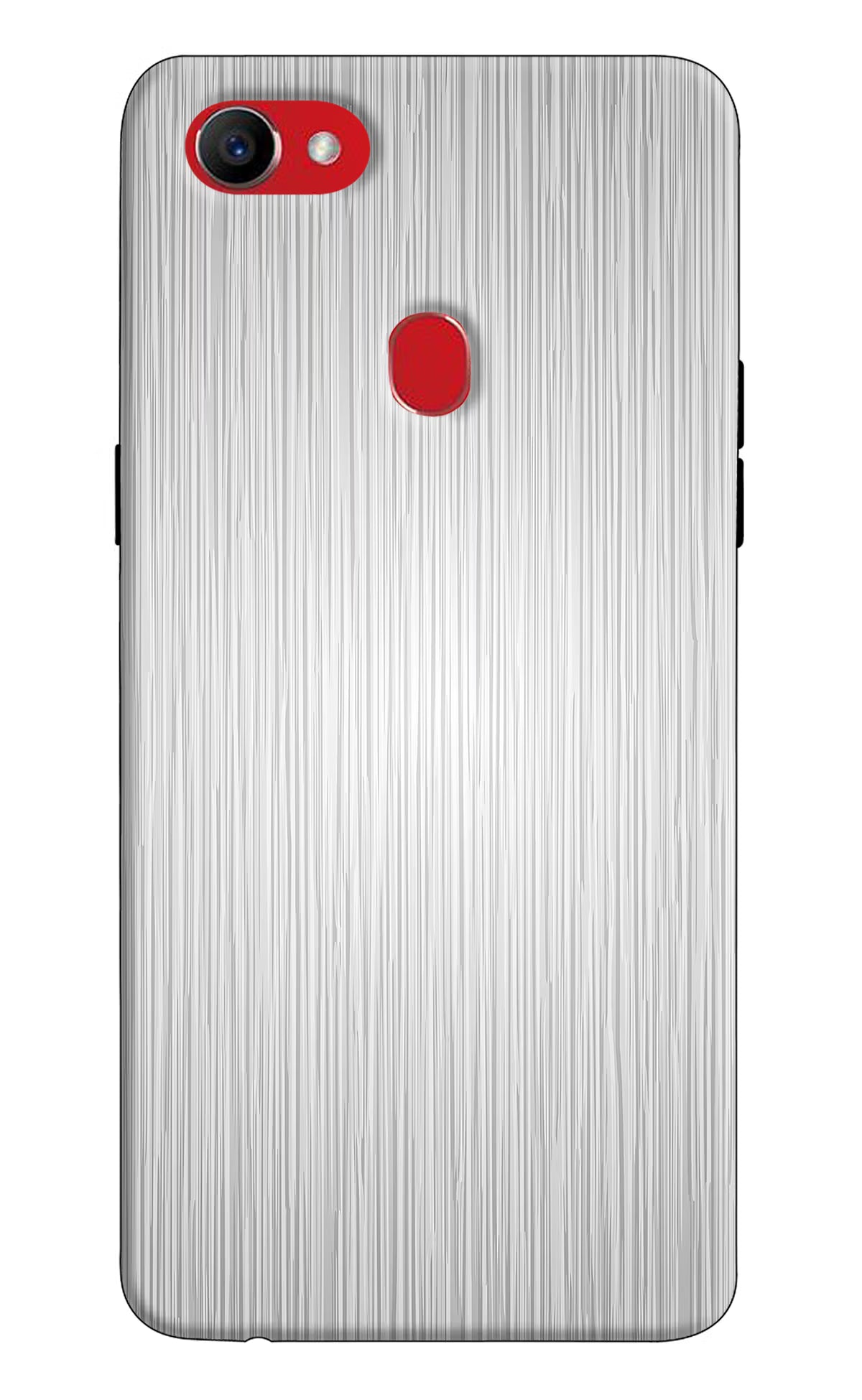 Wooden Grey Texture Oppo F7 Hard Case Back Cover by Casekaro