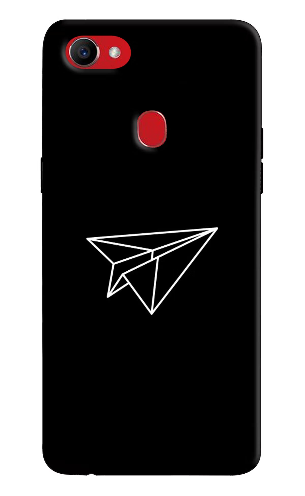 Paper Plane White Oppo F7 Hard Case Back Cover by Casekaro