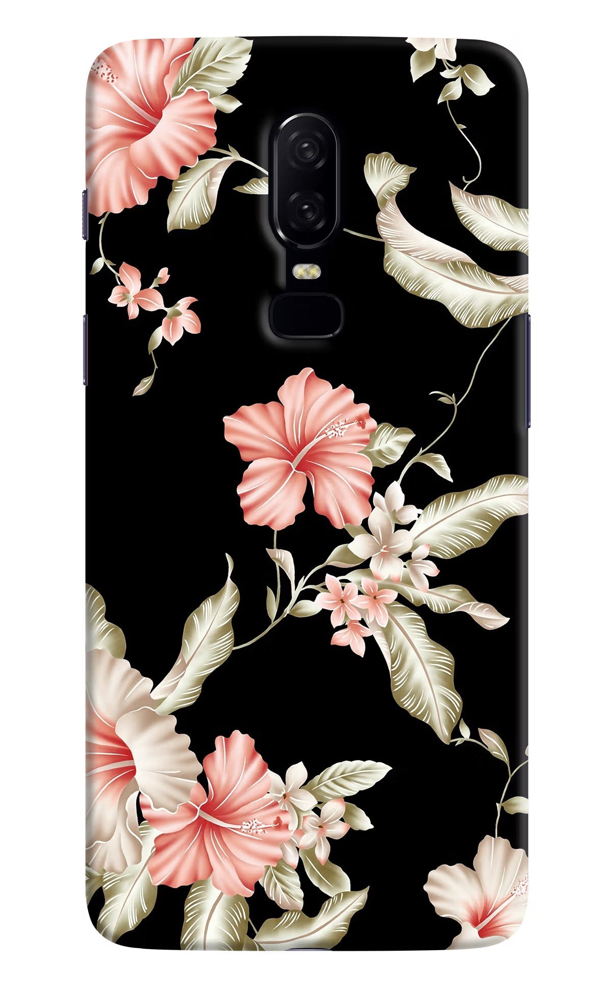 Flowers Oneplus 6 Hard Case Back Cover by Casekaro