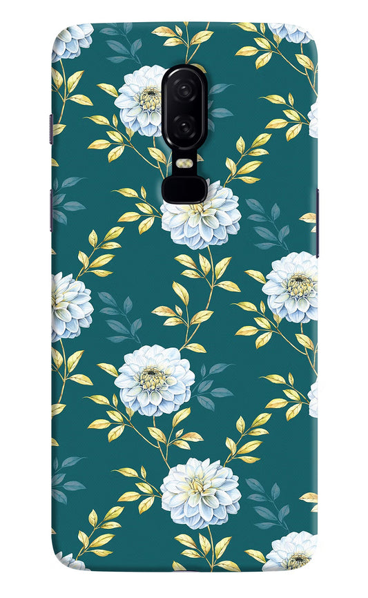 Flowers Oneplus 6 Hard Case Back Cover by Casekaro