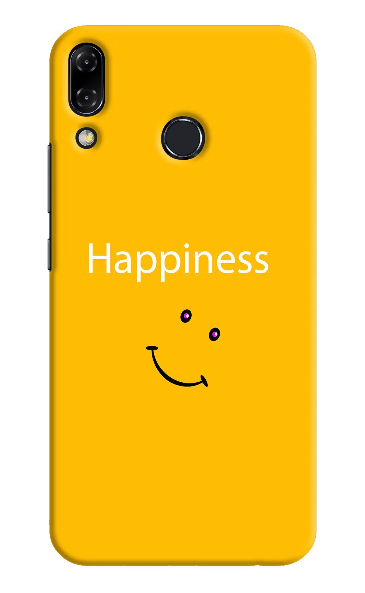 Happiness With Smiley Asus Zenfone 5Z Hard Case Back Cover by Casekaro