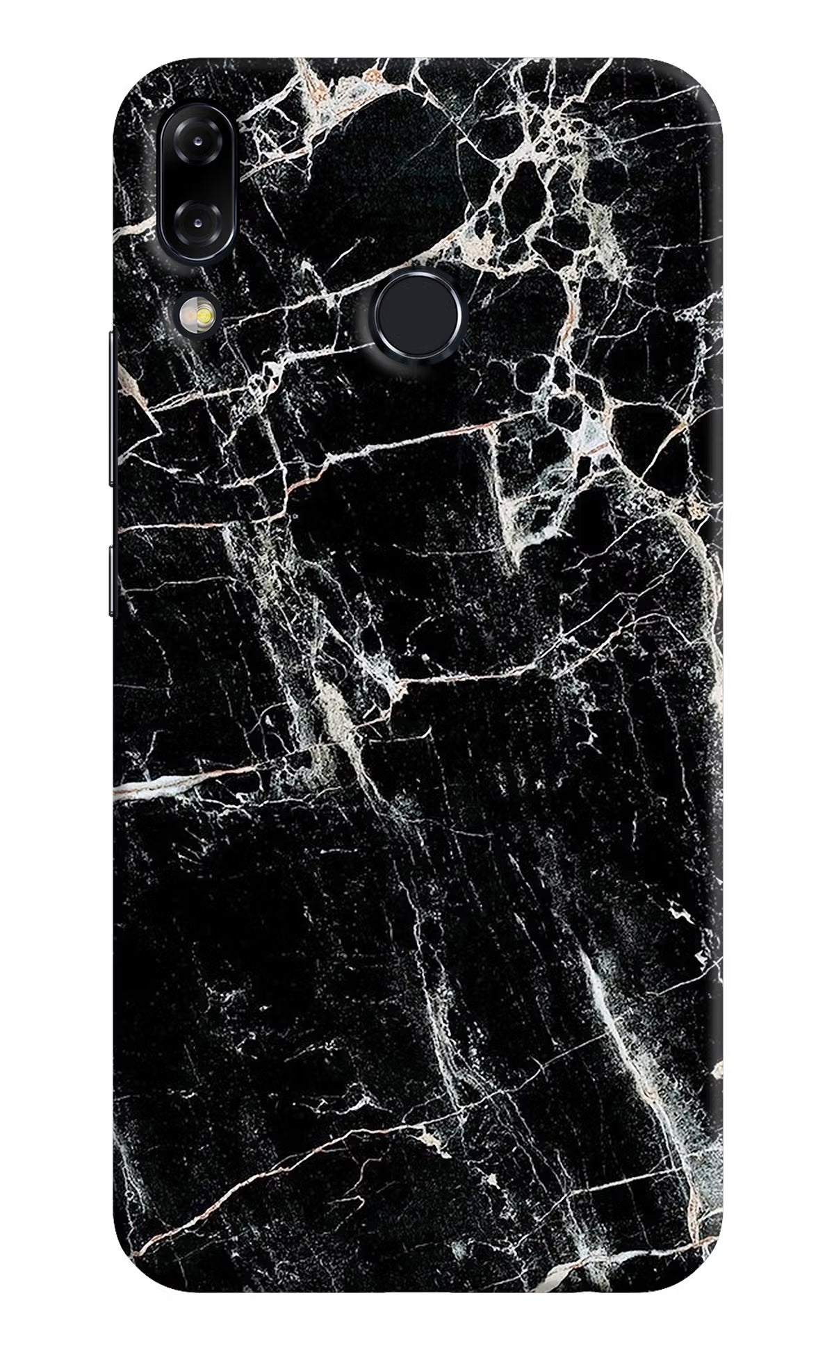 Black Marble Texture Asus Zenfone 5Z Hard Case Back Cover by Casekaro