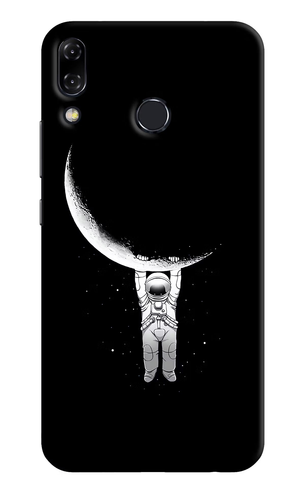 Moon Space Asus Zenfone 5Z Hard Case Back Cover by Casekaro