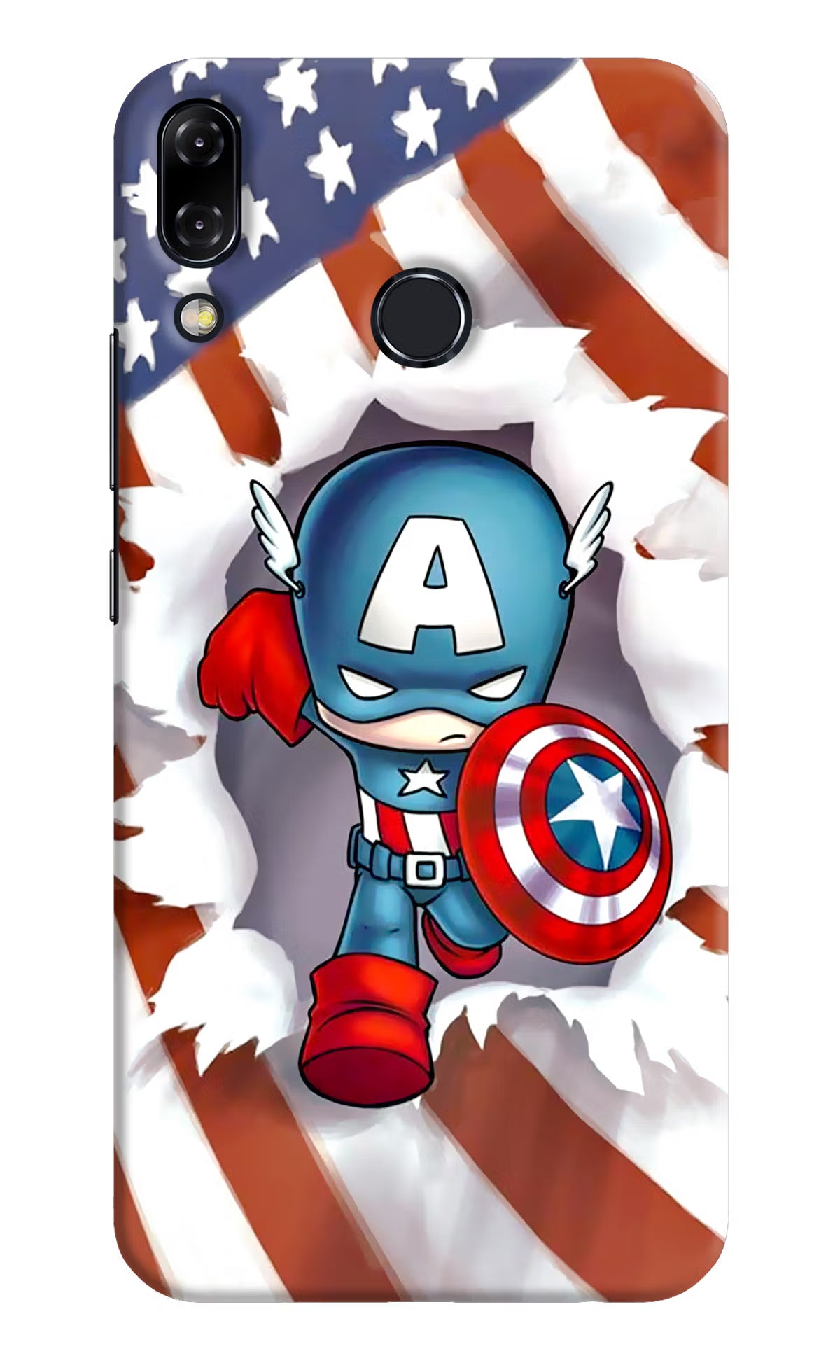 Captain America Asus Zenfone 5Z Hard Case Back Cover by Casekaro