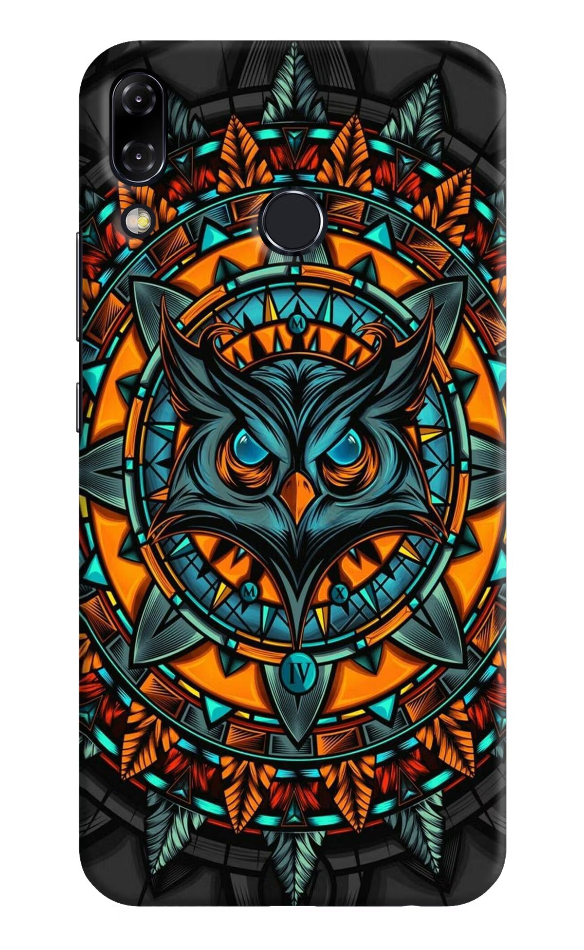 Angry Owl Art Asus Zenfone 5Z Hard Case Back Cover by Casekaro