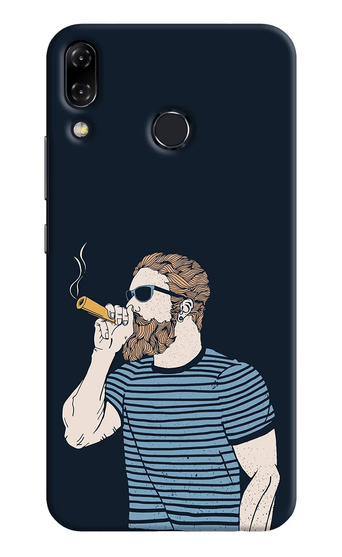 Smoking Asus Zenfone 5Z Hard Case Back Cover by Casekaro