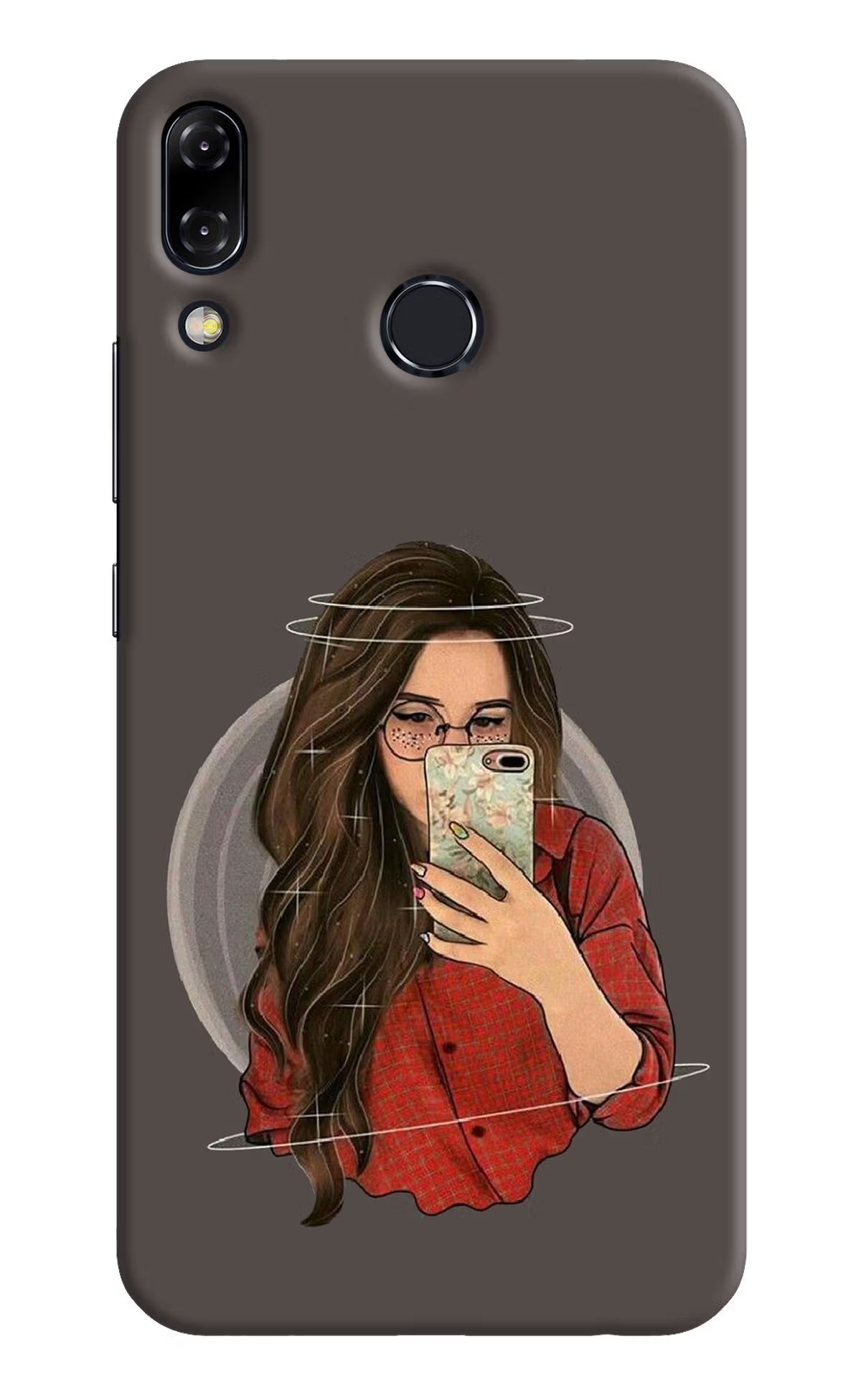 Selfie Queen Asus Zenfone 5Z Hard Case Back Cover by Casekaro
