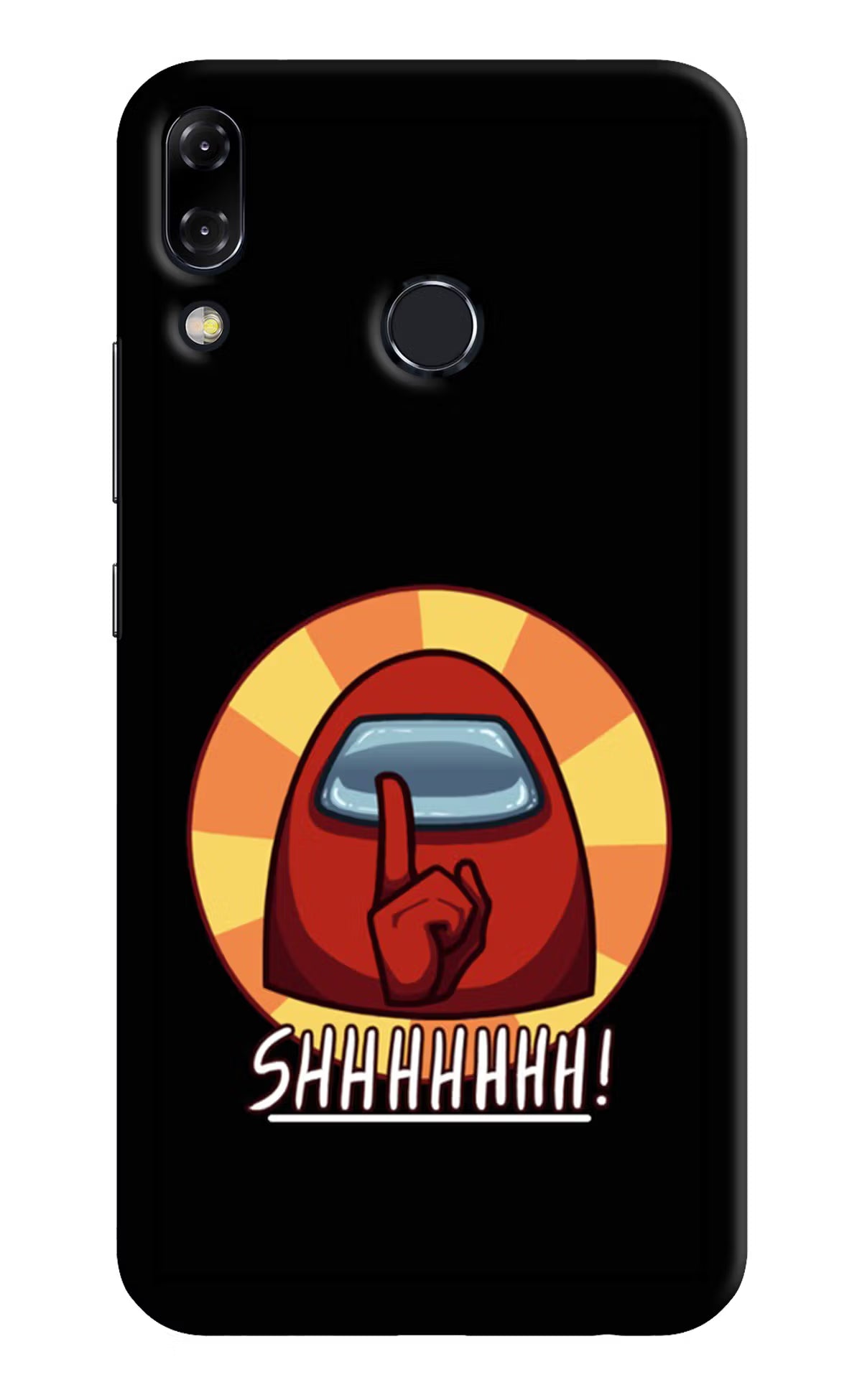 Among Us Shhh! Asus Zenfone 5Z Hard Case Back Cover by Casekaro