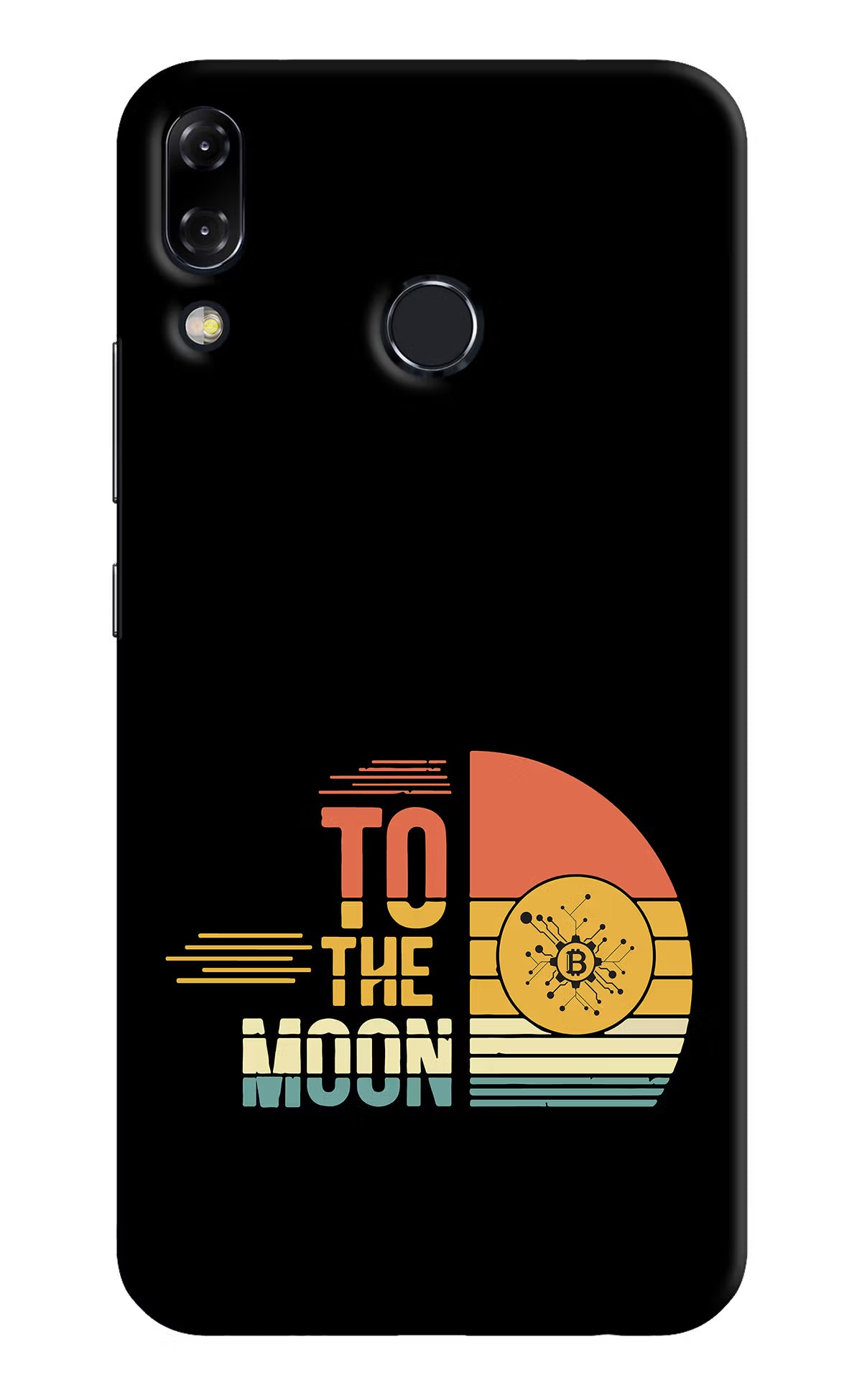 To the Moon Asus Zenfone 5Z Hard Case Back Cover by Casekaro