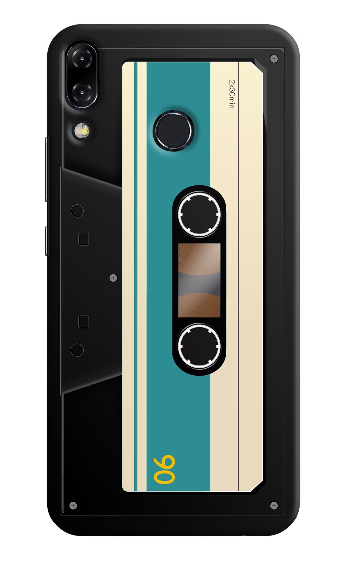 Cassette Asus Zenfone 5Z Hard Case Back Cover by Casekaro