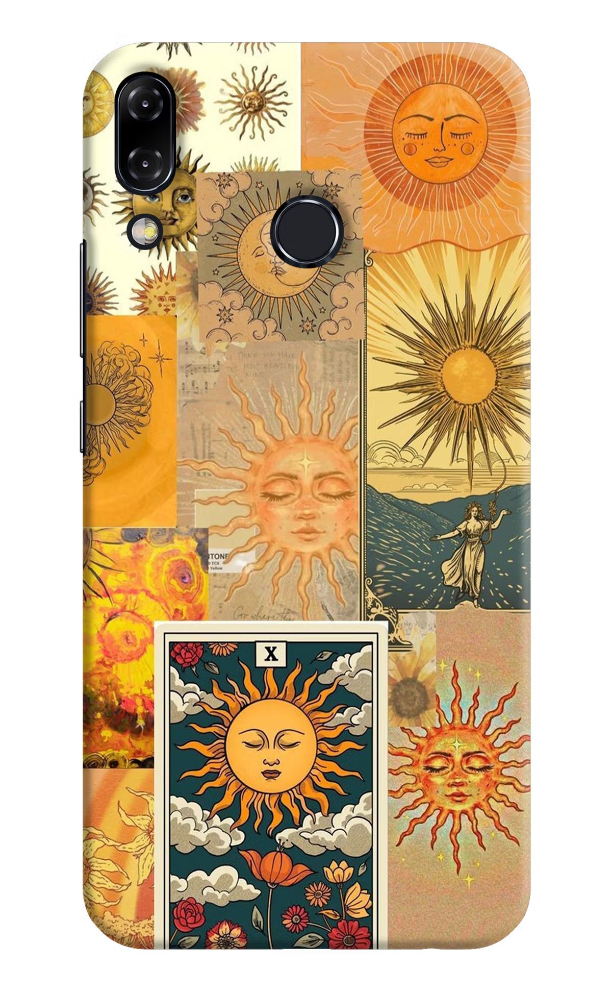 Sun Asus Zenfone 5Z Hard Case Back Cover by Casekaro