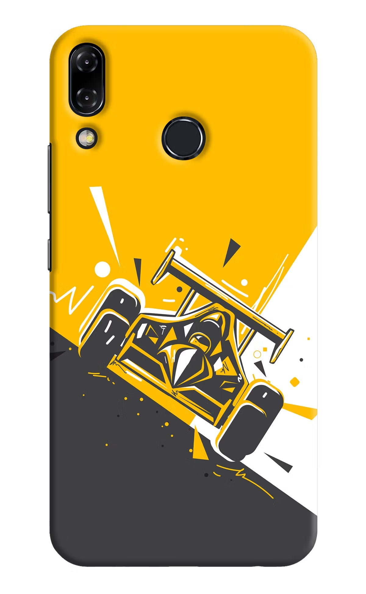 Track King Asus Zenfone 5Z Hard Case Back Cover by Casekaro