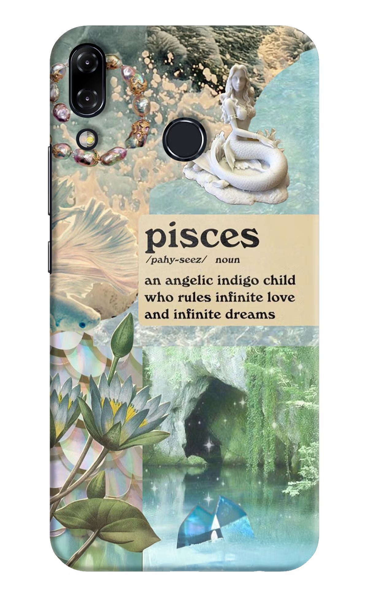 Pisces Zodiac Asus Zenfone 5Z Hard Case Back Cover by Casekaro